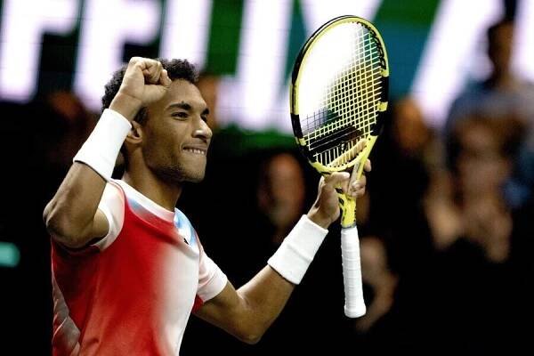 Tenis, ATP, Felix Auger-Aliassime na turnaji v Rotterdamu - ABN AMRO World Tennis Tournament