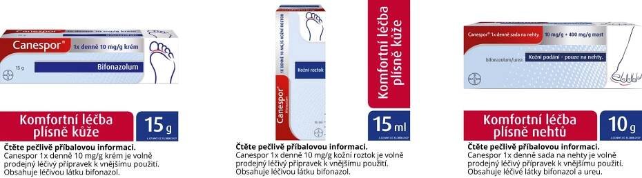 Další produkty Canesten