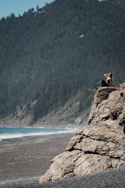 black sands beach california