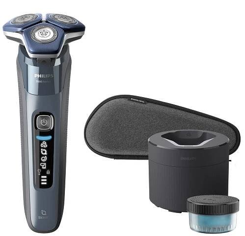 Philips SHAVER Series 7000 S7882/55 Elektrický holicí strojek na mokré a suché holení, čisticí podložka & vak