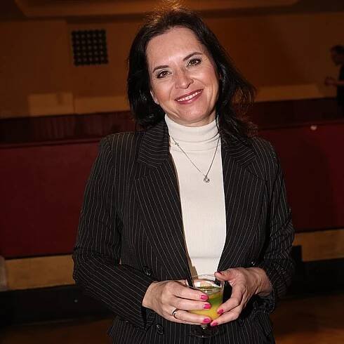 Barbora Kodetová na akci k vzpomínkovému koncertu Nadi Urbánkové