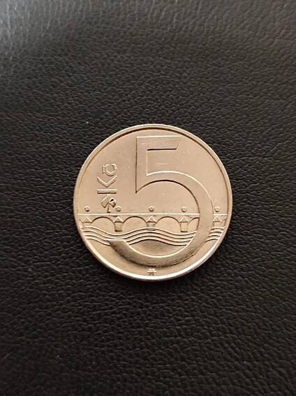 5 Kč 2007 - VZÁCNÁ MINCE - náklad jen 23 000 ks - Numismatika