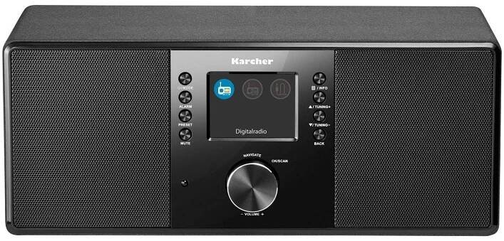 Karcher DAB 5000 stolní rádio DAB+ AUX černá : Půhy.cz
