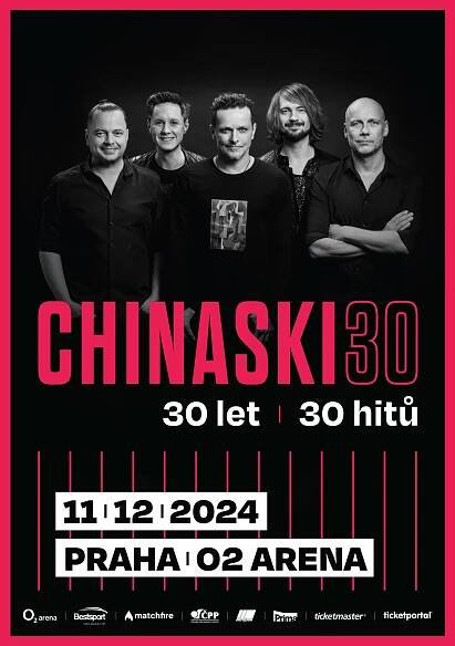 Chinaski oslaví 30 let v O2 areně 30 největšími hity – NaKoncerty.cz
