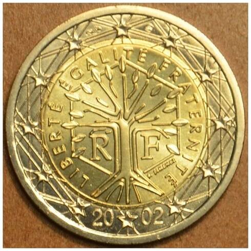 Euromince mince 2 Euro Francúzsko 2002 (UNC)