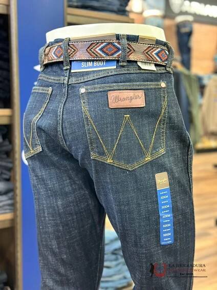 WRANGLER MEN'S JEANS RETRO SLIM BOOT DAX 1077MWZDX