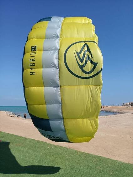 kite Flysurfer Hybrid  recenze - záda