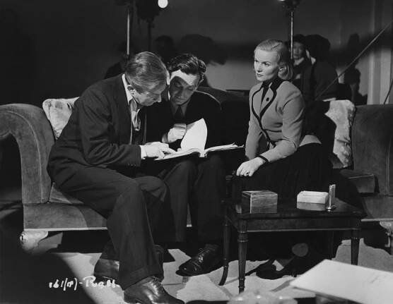 Claude Rains, David Lean, Ann Todd - Vášniví přátelé - Z natáčení