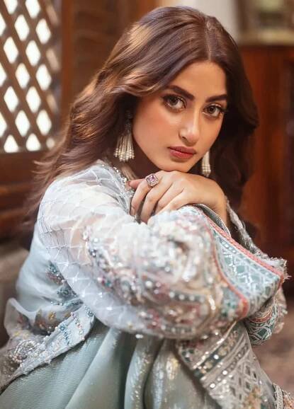 Sajal Ali In Serene Wedding Collection