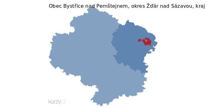 Bystřice nad Pernštejnem v kraji Vysočina