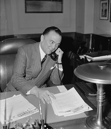 J. Edgar Hoover v roce 1940