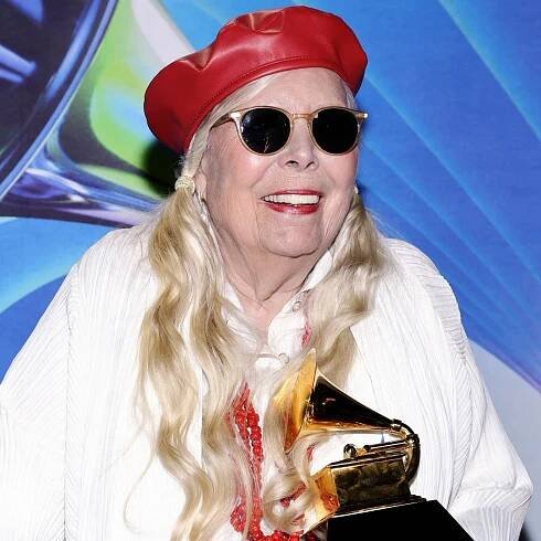 Joni Mitchell’s Beret Is Still Her Greatest Style Signature at the 2022 Grammys
