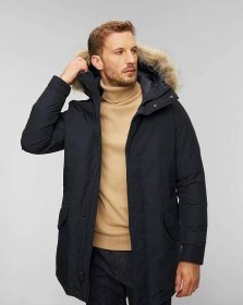 Pánský kabát Woolrich Polar High Collar Fur Parka cfwoou0486mrut0001-mlb
