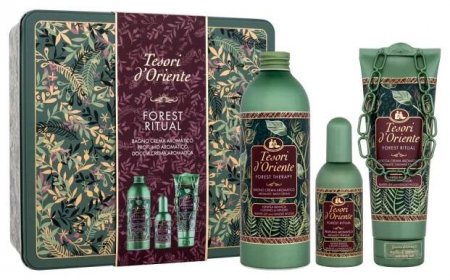 Tesori d´Oriente Forest Ritual Dárková kazeta parfémovaná voda 100 ml + pěna do koupele 500 ml + sprchový krém 250 ml