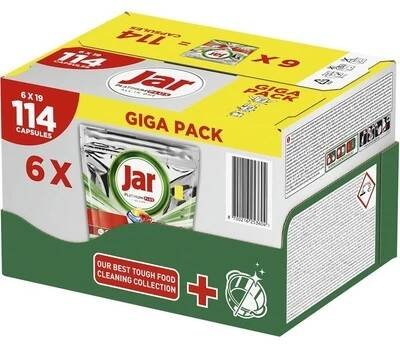 Jar Tablety do myčky Platinum Plus Yellow 6 x 19 ks 114 ks
