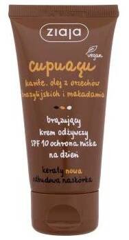 Ziaja Cupuacu Bronzing Nourishing Cream SPF10 Samoopalovací přípravek pro ženy 50 ml