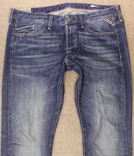 Džíny REPLAY Waitom W38/L36=50/118cm 100% DENIM g761 | Aukro