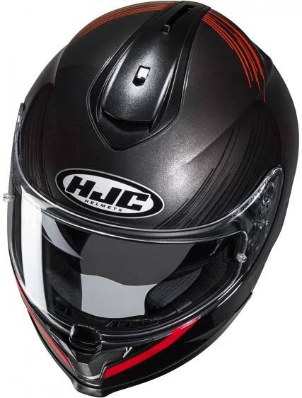 Integrální helma na motorku HJC C70N Sway MC1 červeno-černá