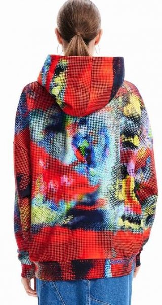 Desigual Mikina – mix barev