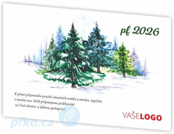 Novoročenka B047 - Detail novoročenky - Novoročenky 2026, Novoroční přání, PFKA, Kalendáře, Diáře