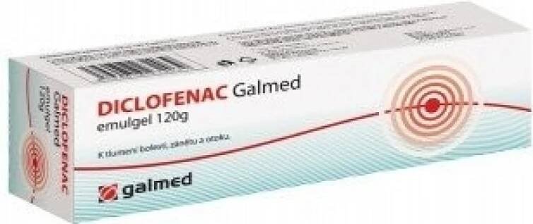 Galmed Diclofenac 1% gel drm.gel 1x120g