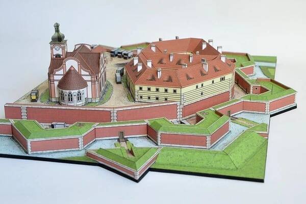 Z mojej papierovej dielne: vývoj hradu - rok 1817