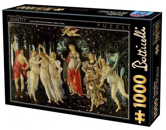 1000dílné Puzzle. Zrození Venuše, Sandro Botticelli D-Toys