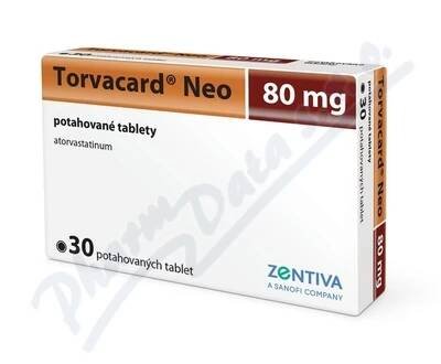 Torvacard Neo 80mg por.tbl.flm.30x80mg