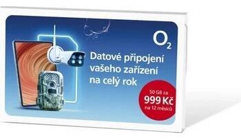 O2 datová SIM karta 50GB PŘEDPLACENÁ