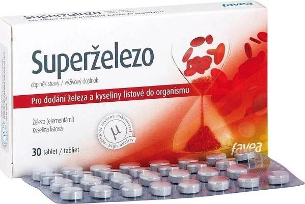 Favea Superželezo 30 tablet