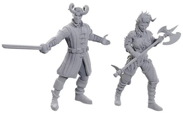 D&D Nolzur's Marvelous Miniatures unpainted Miniature Wyll & Karlach