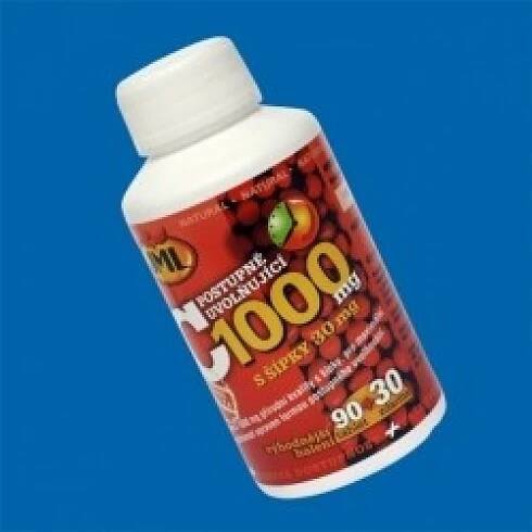 Vitamín C s šípky (90 ks + 30 ks zdarma )