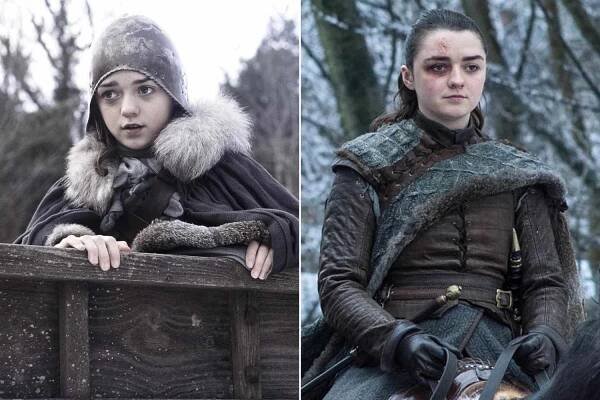 See how the 'Game of Thrones' characters have changed over 8 seasons