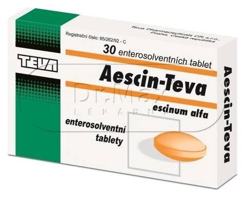 Aescin Teva 20 mg 30 tablet