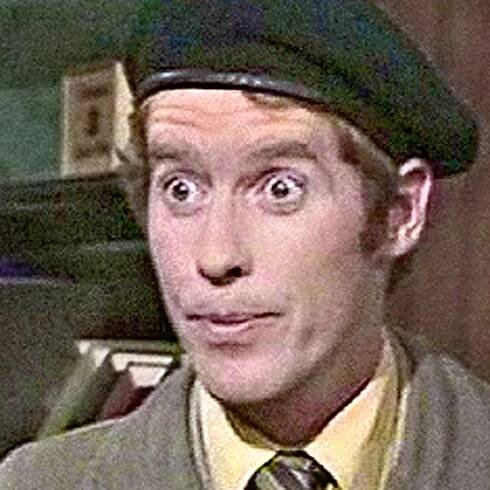 Michael Crawford as Frank Spencer in *Some Mothers Do 'Ave 'Em*.