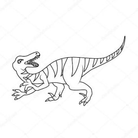 Omalovanky Dinosaurus