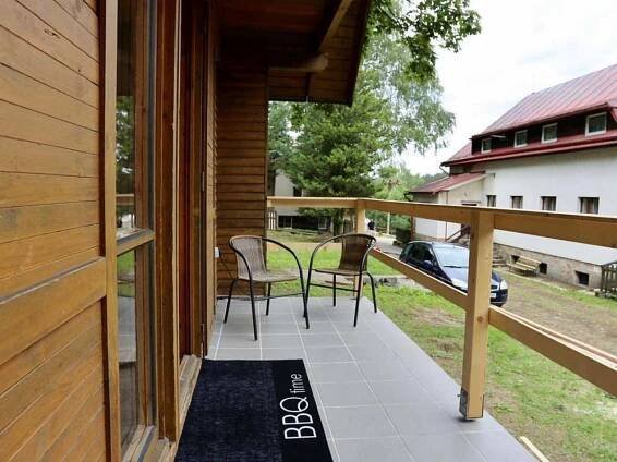 Terasa - chatka k pronajmutí Jiřetín pod Jedlovou - Lesné - foto 11