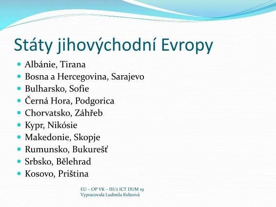 PPT - VÝCHODNÍ A JIHOVÝCHODNÍ EVROPA PowerPoint Presentation, free download - ID:4716741
