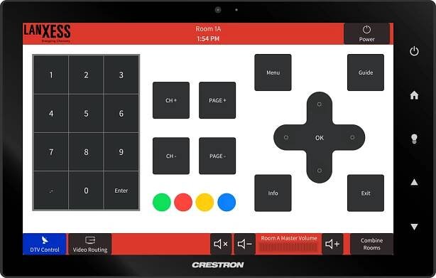 Lanxess Touch Panel DTV Control