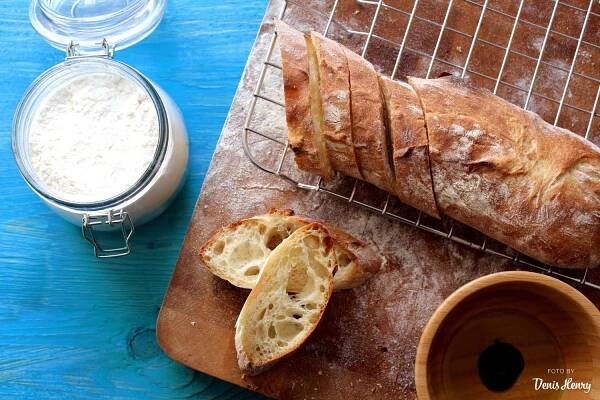 Domácí italská ciabatta