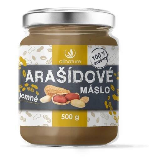 Arašídové máslo jemné 500g Allnature
