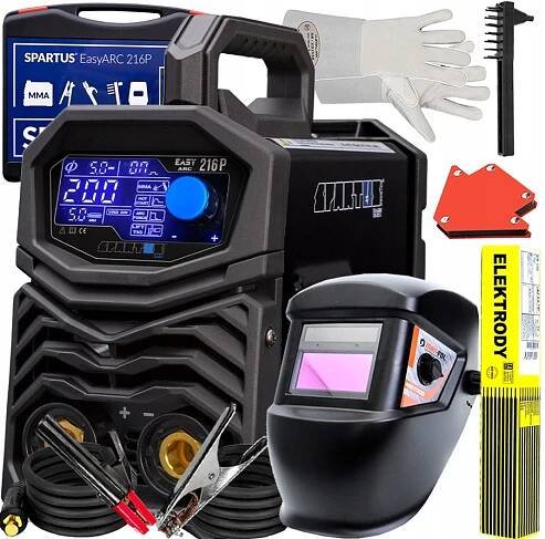 SPARTUS EASYARC 216P PULS 230V MMA 200A INVERTOROVÁ ELEKTRODOVÁ SVÁŘEČKA