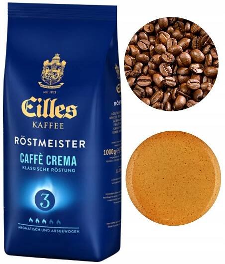 Eilles Rostmeister Caffe Crema káva káva intenzivní 1kg