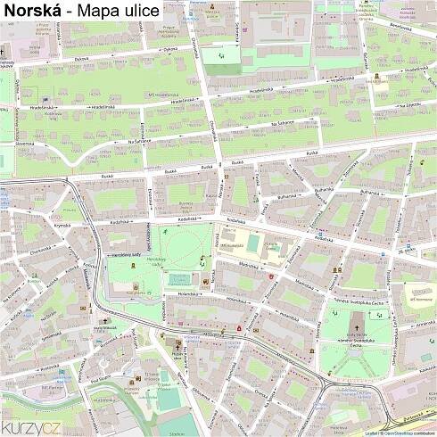 Norská - mapy | Kurzy.cz