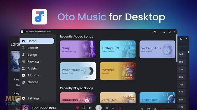 Oto Music for Desktop