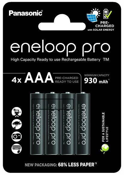 4 X AKUMULÁTORY PANASONIC ENELOOP PRO R03/AAA 4BL