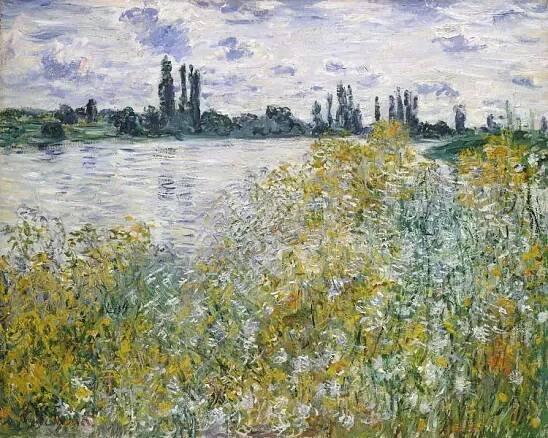 Claude Monet: Květiny nedaleko Vetheuil