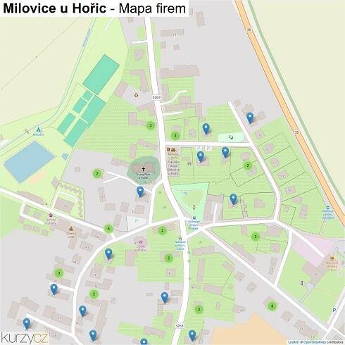Milovice u Hořic - mapy | Kurzy.cz