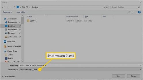 Přeposlat zprávu jako přílohu v programu Windows Mail 2