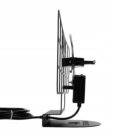 NEJVÝKONNĚJŠÍ POLSKO POKOJOVÁ DVB-T2 ANTÉNA FORTIS 4K LTE FILTR MUX8 ++85dB Model Fortis